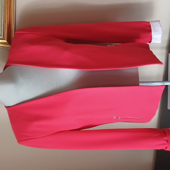Contemporaine Orange red blazer Size M - Picture 7 of 10